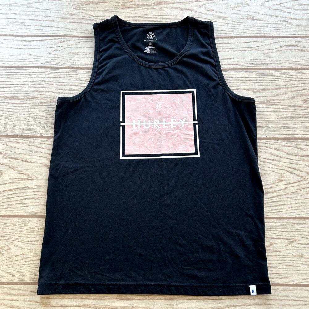 Hurley Boho Tank Top Men's Size L Black